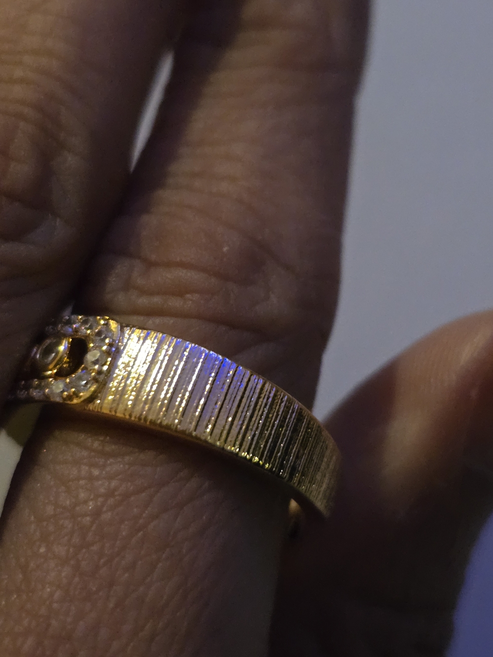22kgp Dubai Messika Ste Jewelry Gold CZ Bracelet and Ring Set - Picture 15 of 16